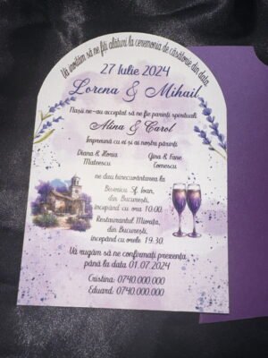Invitatie tip arcada - imagine 2
