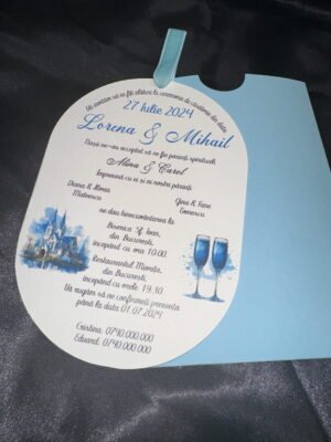 Invitatie ovala - imagine 4