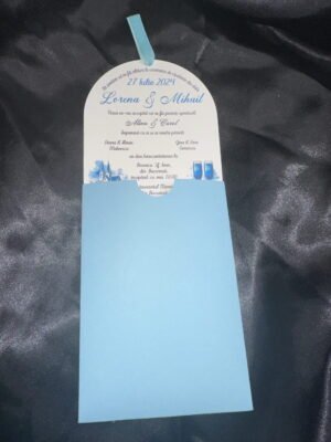 Invitatie ovala - imagine 3