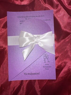 Invitatie inima perlata