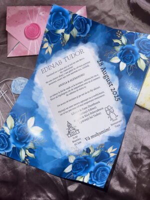 Invitatie origami plic - imagine 2