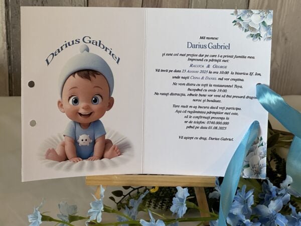 Invitatie tip carte - imagine 3