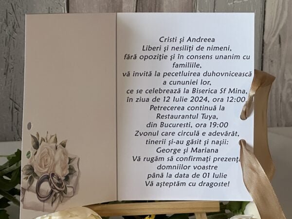 Invitatie tip carte - imagine 3