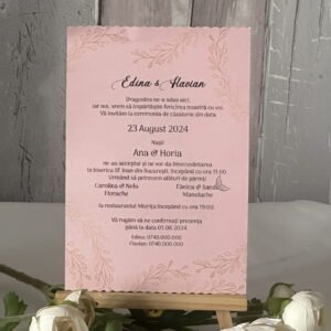 Invitatie perlata papirus