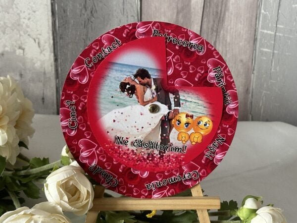 Invitatie tip roata