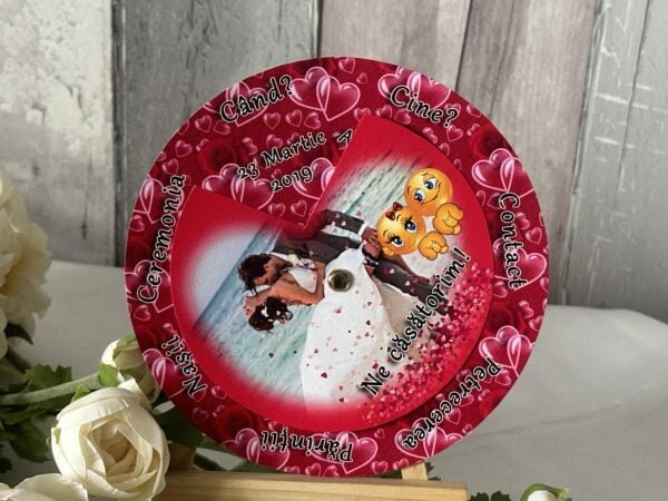 Invitatie tip roata - imagine 2