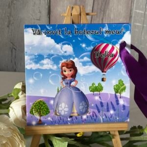 Invitatie tip carte Sofia