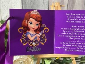 Invitatie tip carte Sofia - imagine 4
