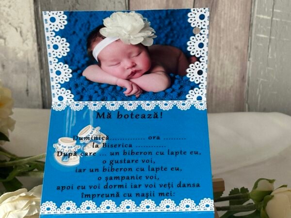 Invitatie Strumfi - imagine 3