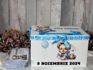 Cutie dar personalizată cu urs - imagine 4