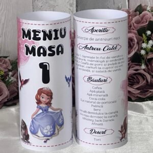 Meniu si Numar masa
