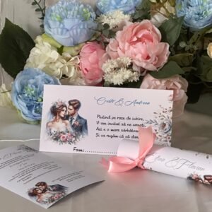 Plic bani miri cu flori