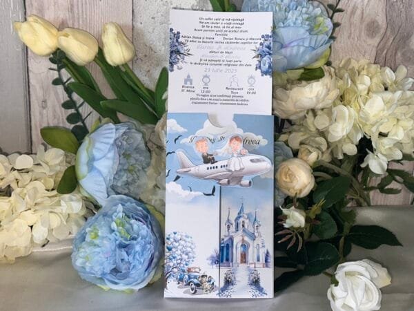 Invitatie slide Avion miri