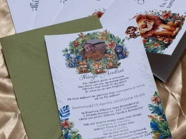 Invitatie Jungle - imagine 3