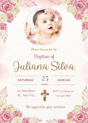 Invitatie digitala botez