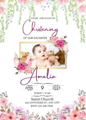 Invitatie digitala botez