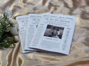 Invitatie tip ziar - imagine 5