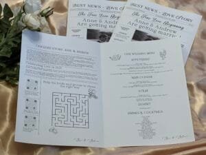 Invitatie tip ziar - imagine 2