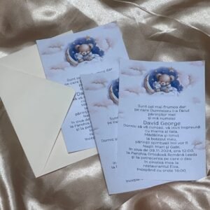 Invitatie bebe urs