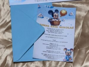 Invitatie bebe Mikey