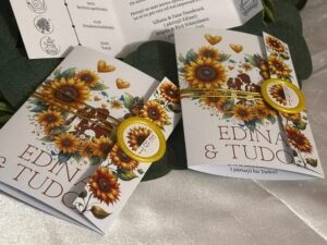 Invitatie floarea soarelui cu sigiliu - imagine 5