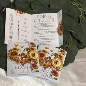 Invitatie floarea soarelui