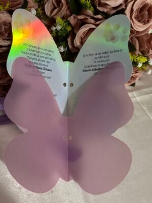 Invitatie fluture - imagine 2