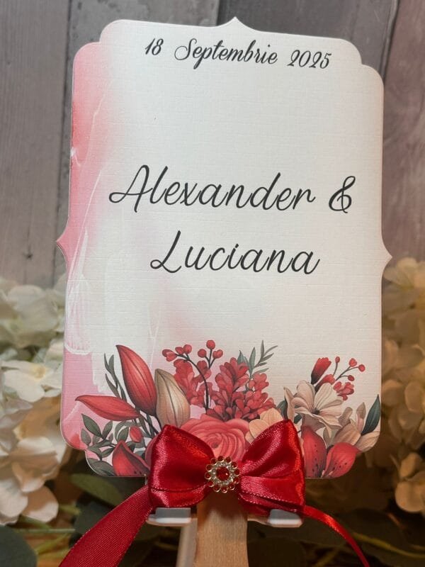 Evantai elegant personalizat - imagine 4