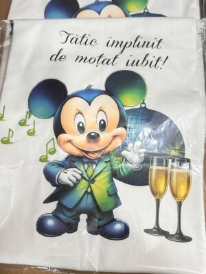 Set tricouri personalizate pentru petrecerea de tăiere a moțului - imagine 2