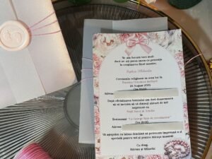 Invitație de botez elegantă - imagine 5
