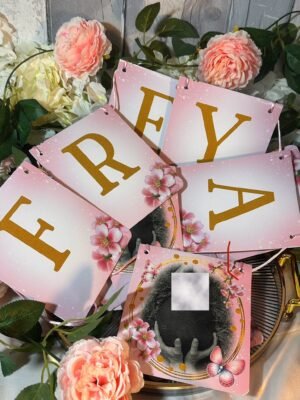 Banner personalizat cu nume si poze