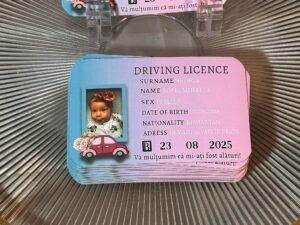 Mărturie magnetică „Driving Licence”