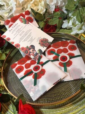 Invitație Botez „Macii Fermecați” – Minnie