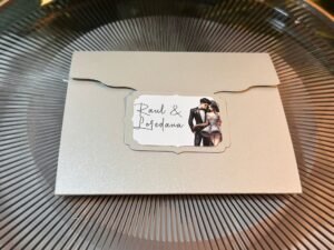 Invitație de nuntă elegantă - imagine 3