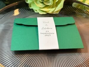 Invitație de nuntă verde - imagine 6
