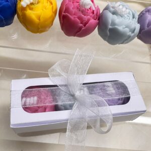 Peony Candle Gift Set – Personalised Soy Wax Candles