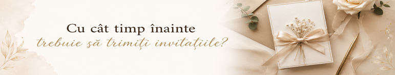 Invitațiile de nuntă oferite invitaților
