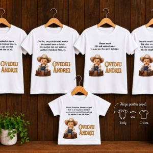 Set Tricouri Personalizate DTF – Country Farm