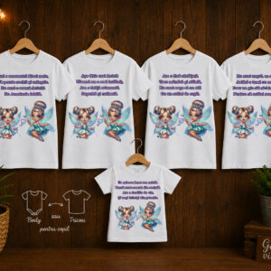 Set Tricouri Personalizate DTF – Zâne