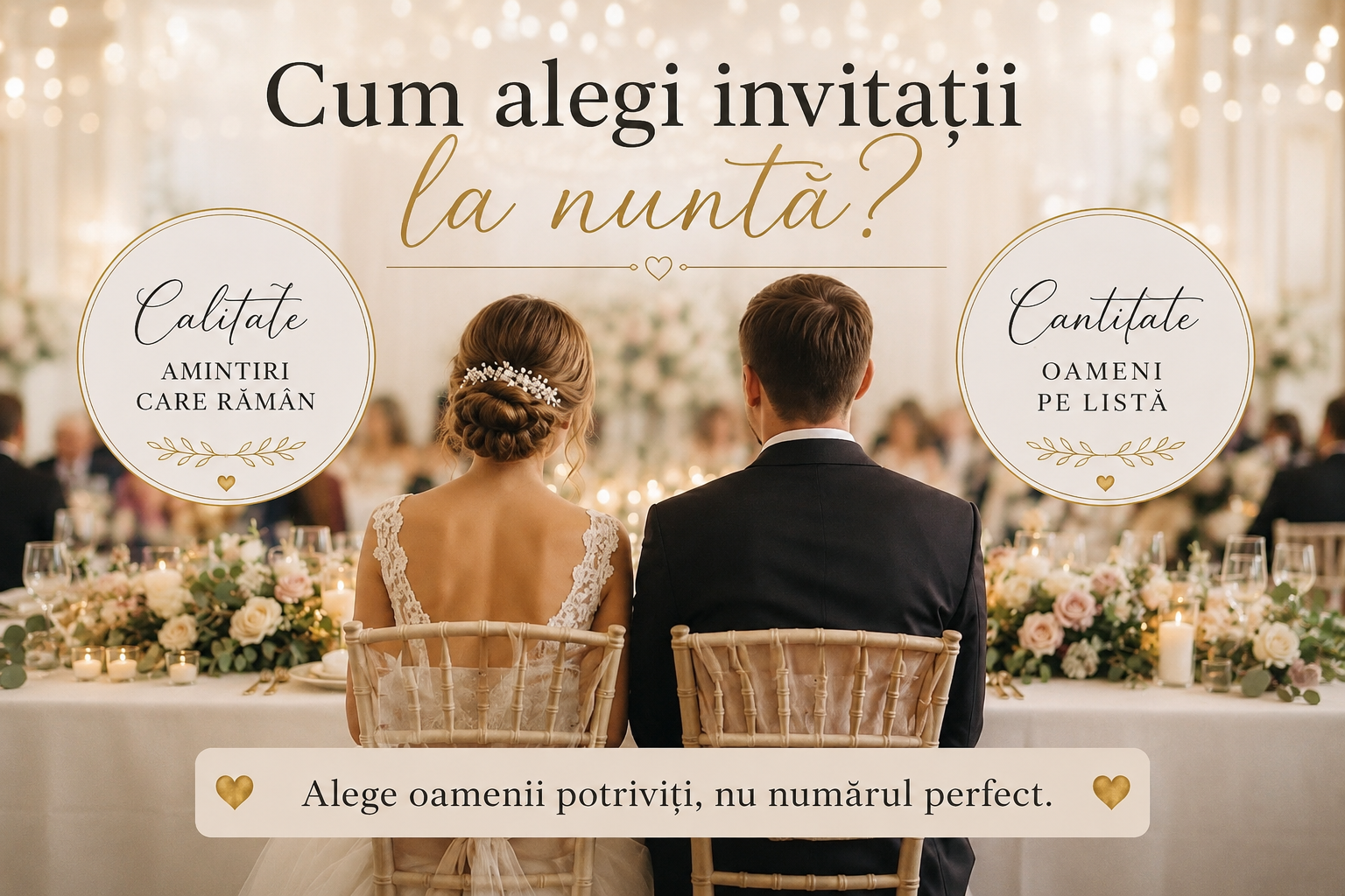 Cum alegi invitații la nuntă?