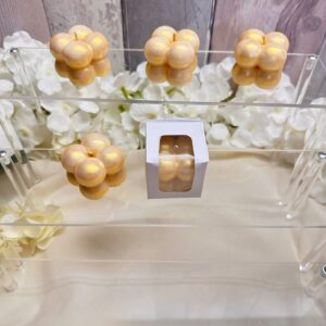 Personalised Bubble Soy Wax Candle | Handmade
