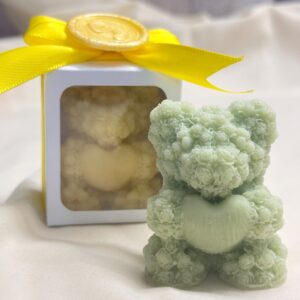 Baby Teddy Bear Soy Wax Candle Favor