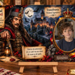 Magnet foto personalizat Dracula & Vlad Țepeș – România, istorie și legendă