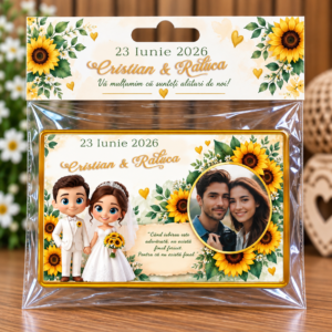 Mărturie magnetică personalizată - Rază de Iubire