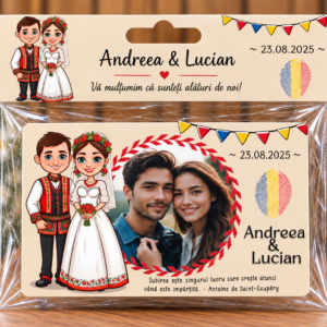 Mărturie magnetică personalizată - Rădăcini de Iubire