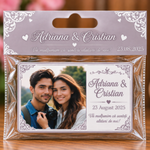 Magnet Mărturie Personalizată – Destine Împletite