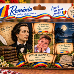 Magneți foto personalizați - Colecția Scriitori Români
