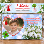 Magneți foto personalizați - Inimă de Primăvară