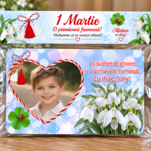 Magneți foto personalizați - Inimă de Primăvară