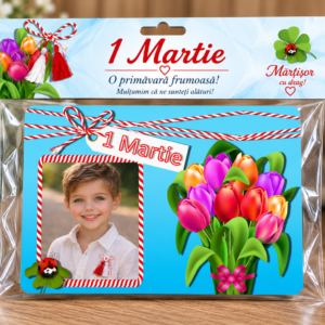 Magneți foto personalizați - Explozie de Lalele